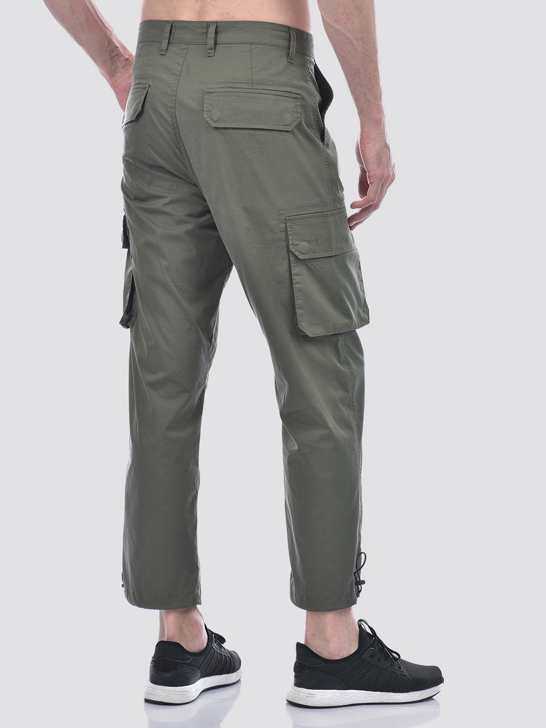 Numero Uno Men Olive Green Cargo Pants